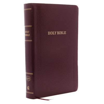 KJV Reference Bible, Burgundy, Personal Size Giant Print