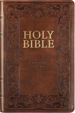 KJV Gift Edition Bible, Brown, Thumb Indexed
