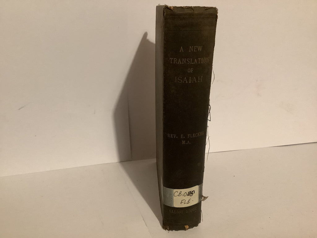 A New Translation of Isaiah (John Gowan Collection)