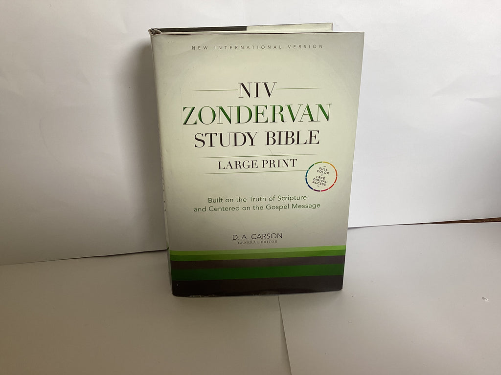 NIV Zondervan Study Bible (Large Print) (John Gowan Collection)
