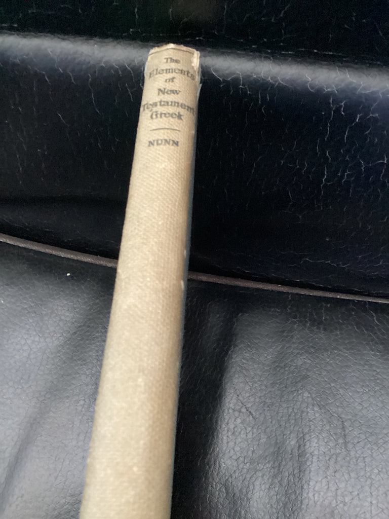 The Elements of New Testament Greek (Used Copy)