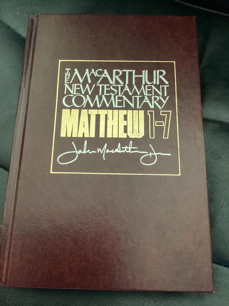 The MacArthur New Testament Commentary: Matthew 1-7 (Used Copy)