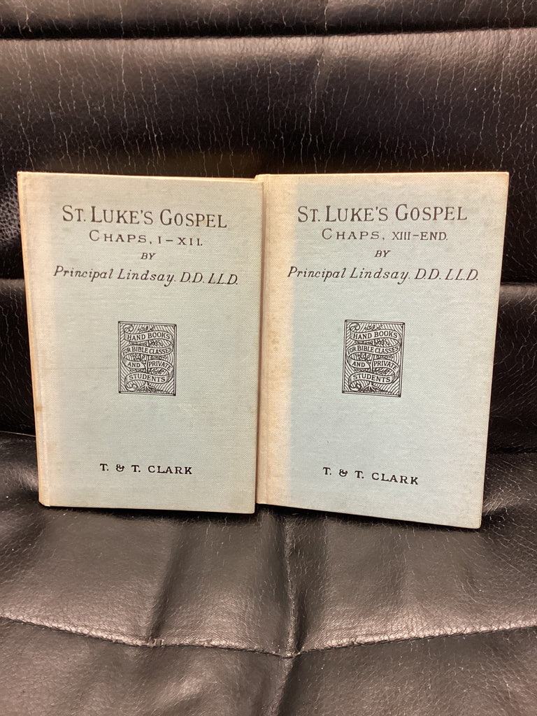 St. Luke's Gospel; 2 Volumes (Used Copies)