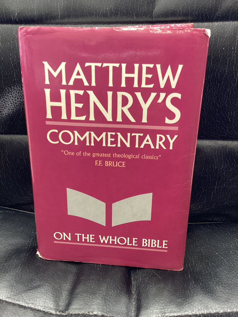 Matthew Henry's Commentary on the Whole Bible (Used Copy)
