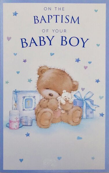 On The Baptism of Your Baby Boy