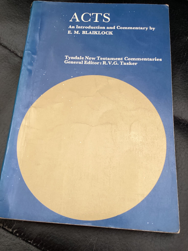 Acts - Tyndale New Testament Commentary (Used Copy)