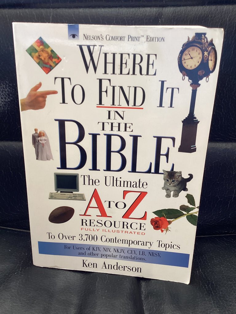 Where to Find it in The Bible (Used Copy)