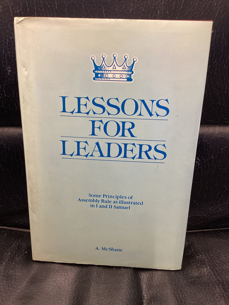 Lessons For Leaders (Used Copy)