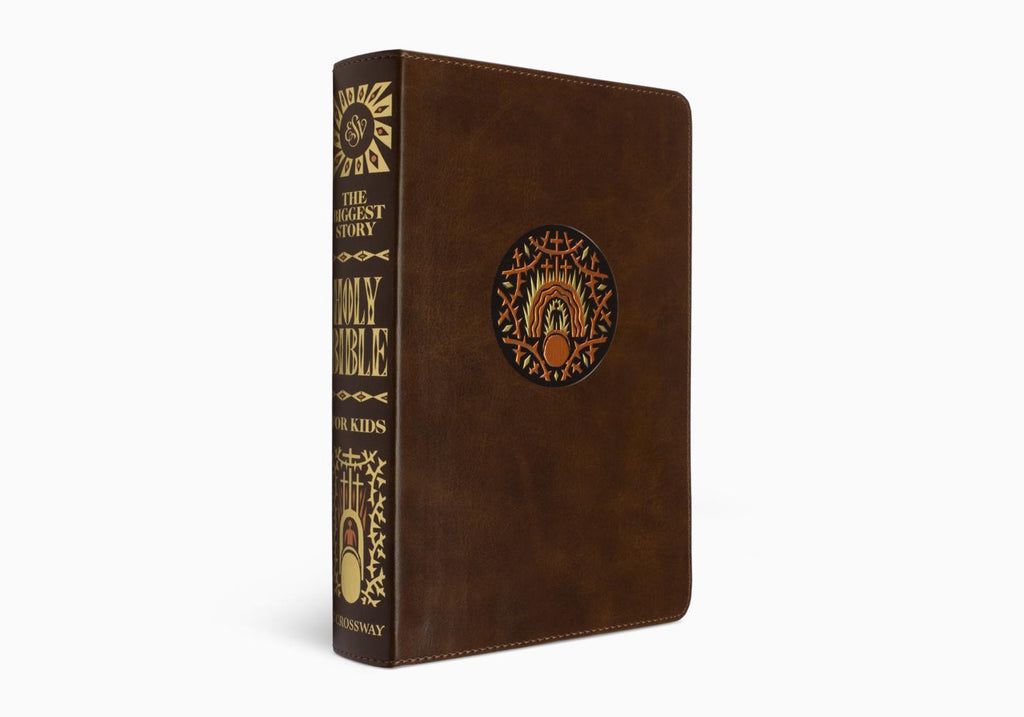 The Biggest Story Holy Bible For Kids (TruTone, Brown, Living Hope Design, Indexed)