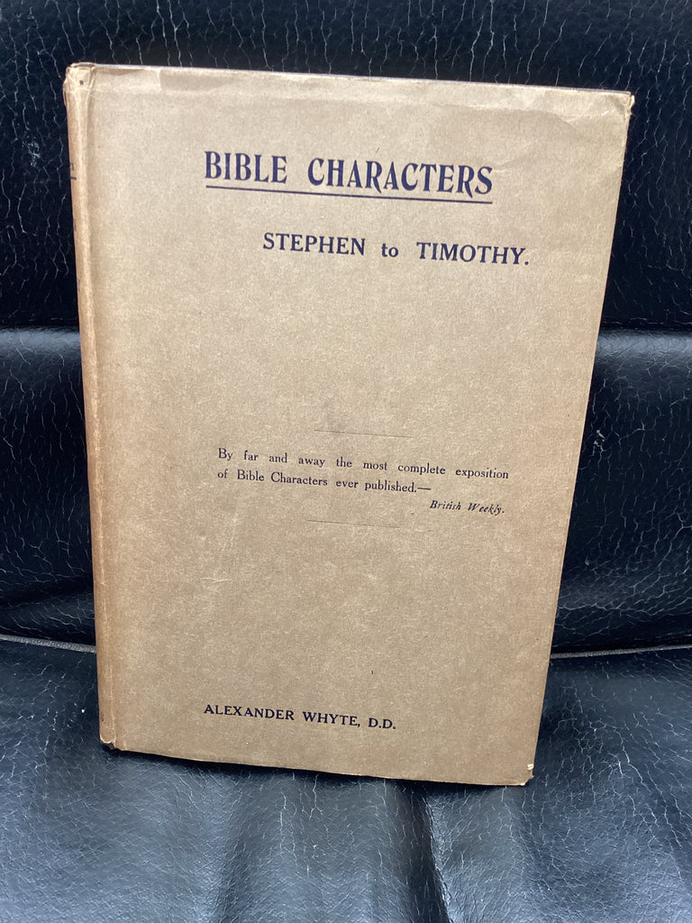 Bible Characters: Stephen to Timothy (Used Copy)