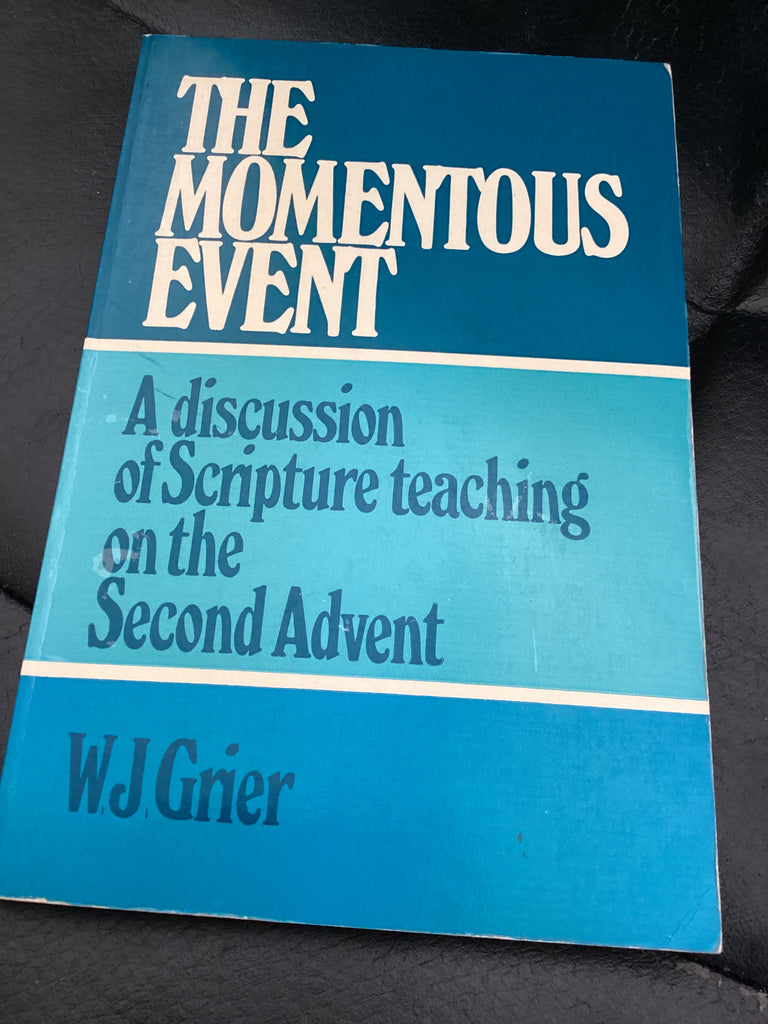 The Momentous Event (Used Copy)