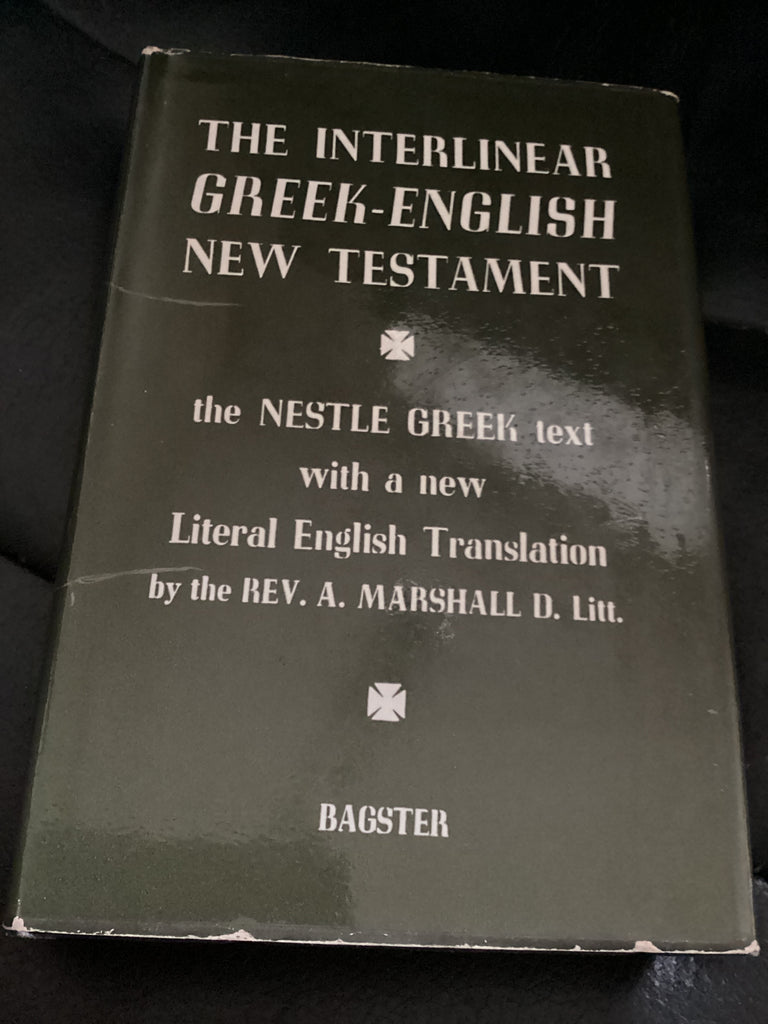 The Interlinear Greek - English New Testament (Used Copy)