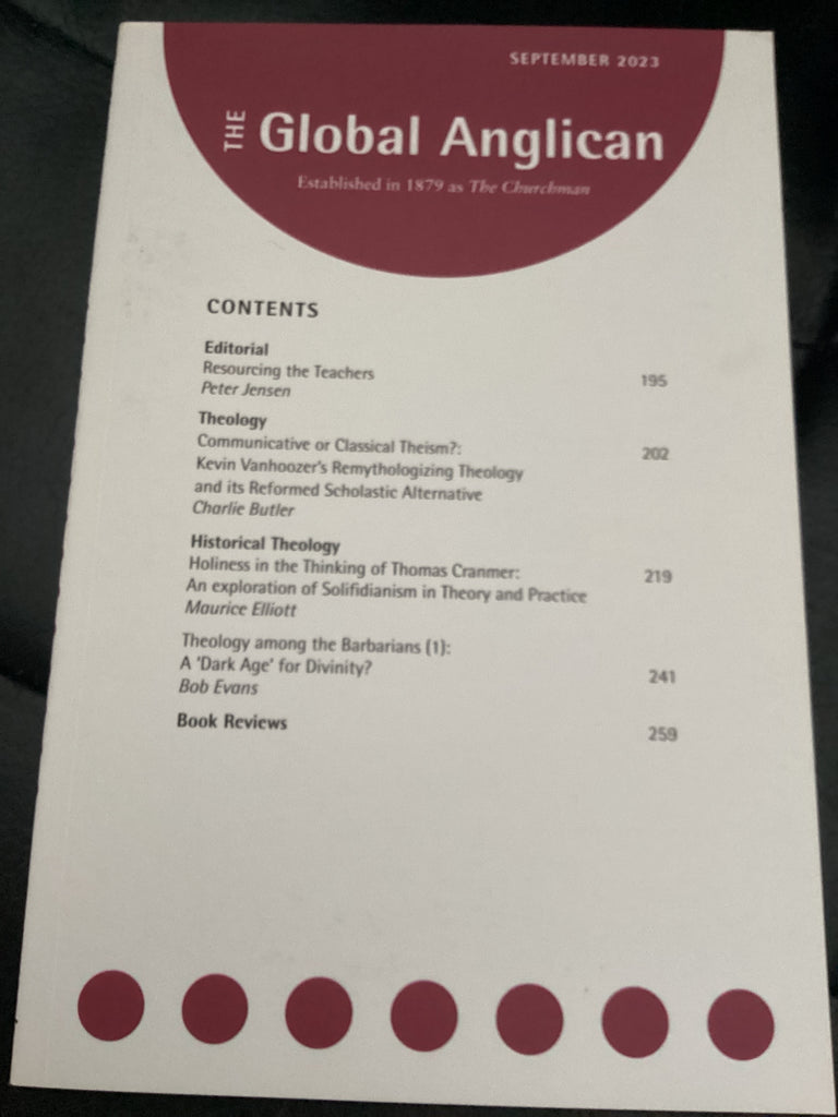 The Global Anglican (Used Copy)