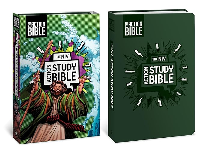 The NIV Action Study Bible (Leathersoft, Forest)