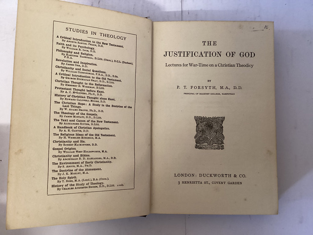 The Justification of God (The John Gowan Collection)