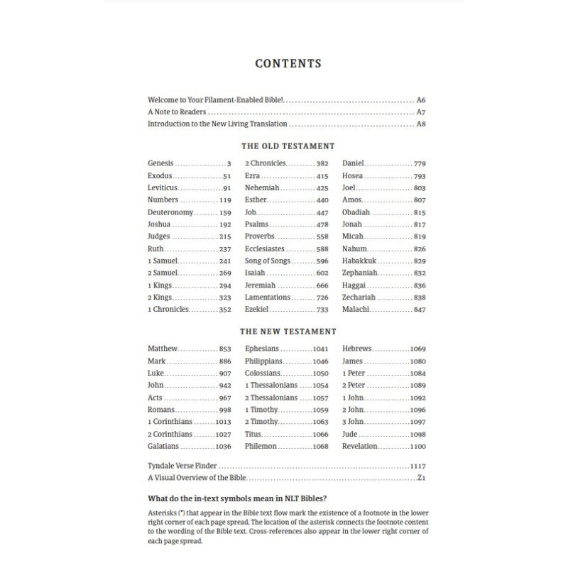 NLT Thinline Reference Bible, Filament Edition, Brushed Pink, Leatherlike