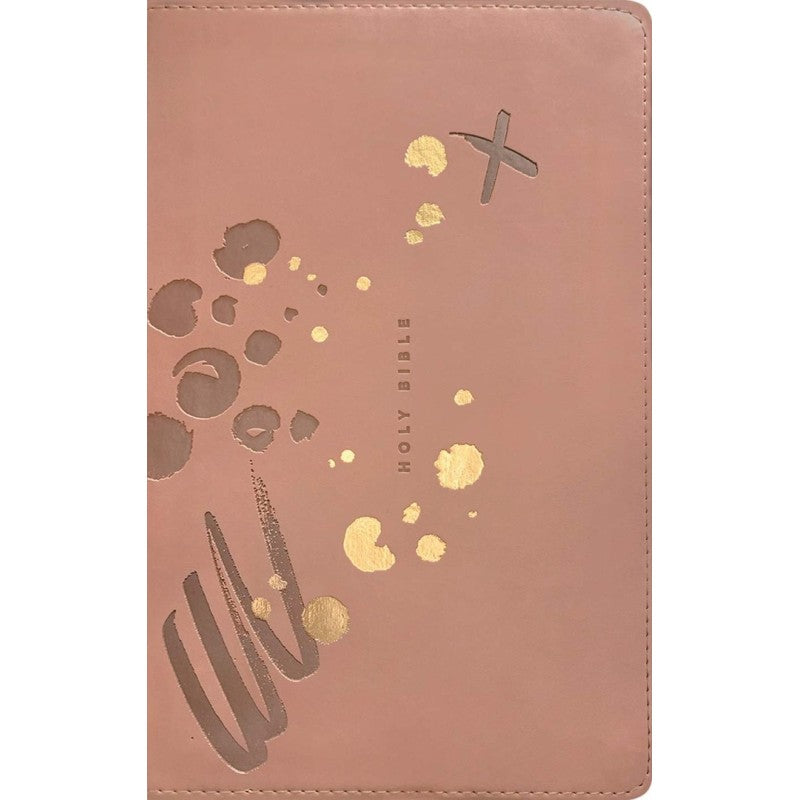 NLT Thinline Reference Bible, Filament Edition, Brushed Pink, Leatherlike