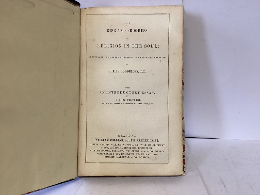 The Rise & Progress of Religion in the Soul (The John Gowan Collection)