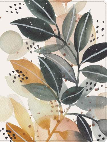 NLT Wide Margin Bible, DaySpring Signature Collection, Filament Enabled (Autumn Leaves, LeatherLike)