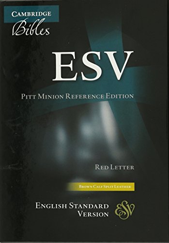 ESV Pitt Minion Reference Bible, Tan/Burgundy