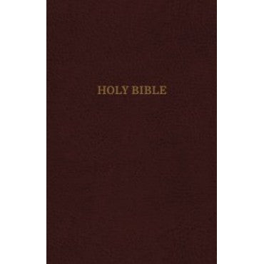 KJV, Reference Bible, Center-Column Giant Print, Leather-Look, Burgundy, Red Letter, Comfort Print: Holy Bible, King James Version