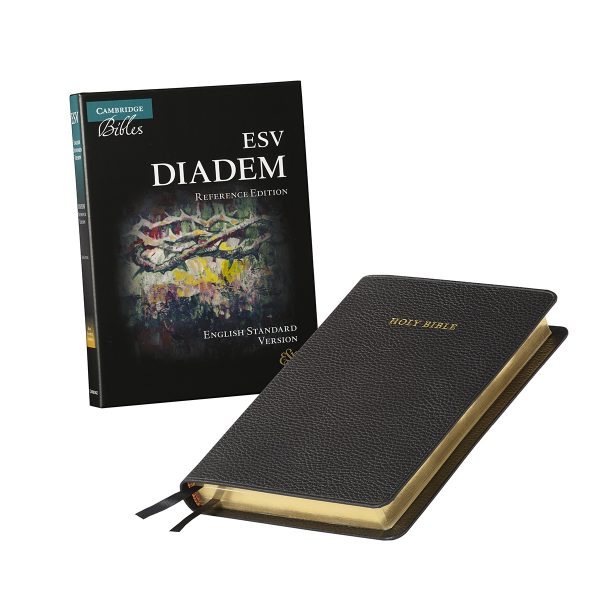 ESV Diadem Reference Edition Black Calf Split Leather