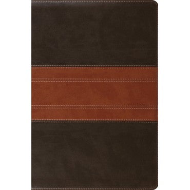ESV Study Bible, Personal Size (TruTone, Forest/Tan, Trail Design)