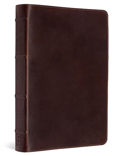 ESV Heirloom Bible, Alpha Edition (Wellington Leather, Brown)