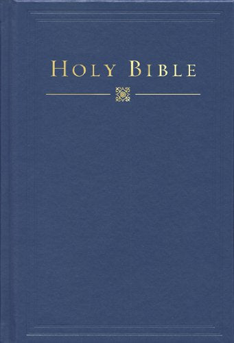 HCSB Pew Bible, Blue Hardcover