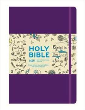 NIV Purple Single - Column Journallng Bible Anglicised