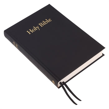 Large Print Windsor Text Bible (hardback) - Black