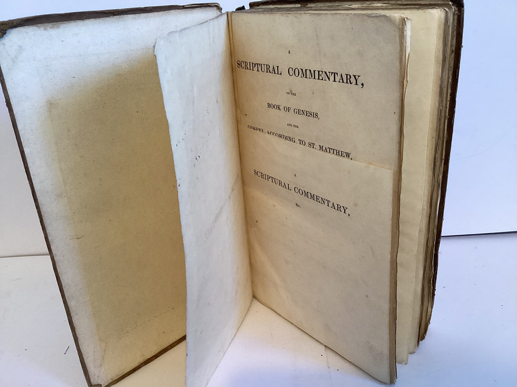 A Spiritual Commentary on Genesis and Matthew (John Gowan Collection)