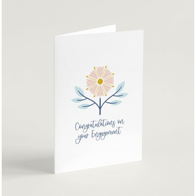 Engagement (Blooms) Greeting Card