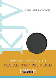 KJV New Testament with Psalms and Proverbs Black