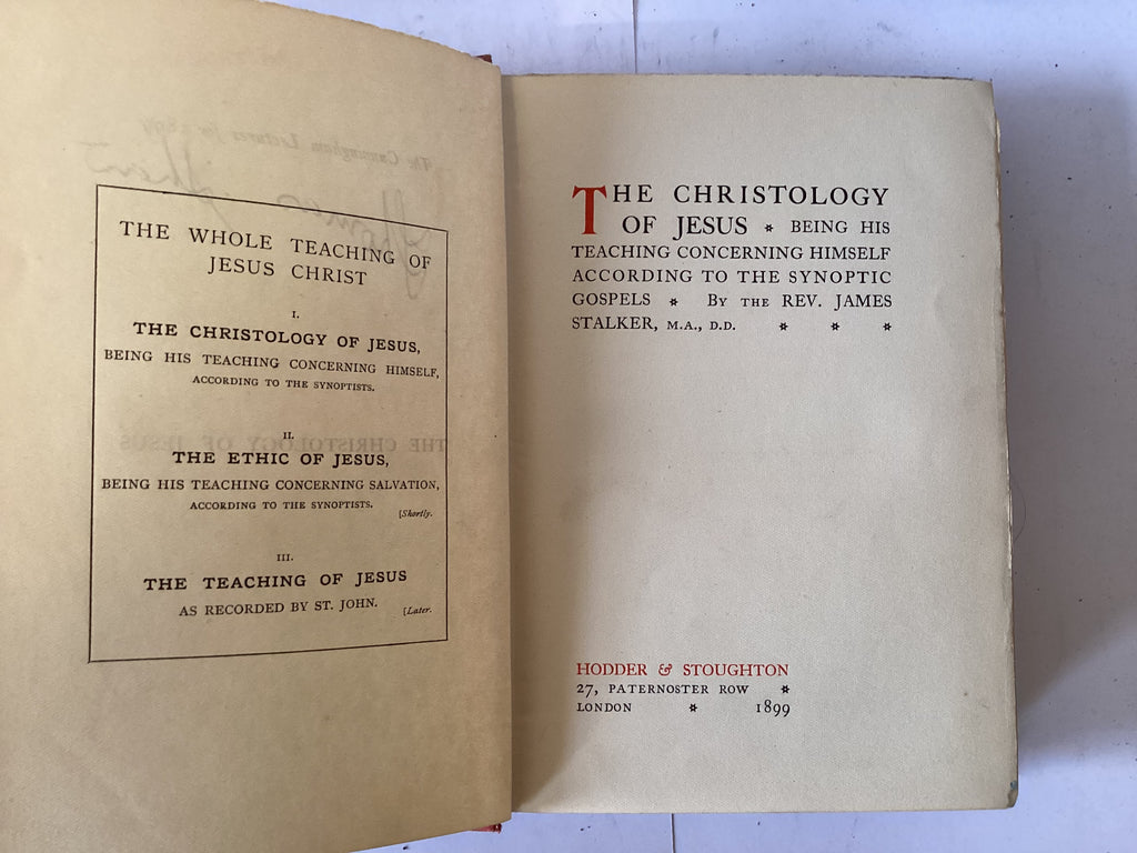 The Christology of Jesus (The John Gowan Collection)