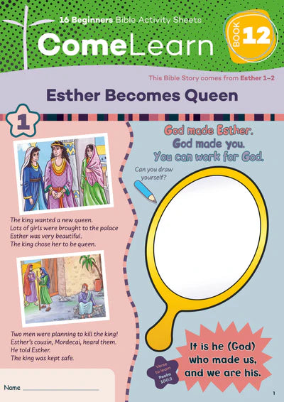 Come Learn Beginners Book 12 - Activity Sheets