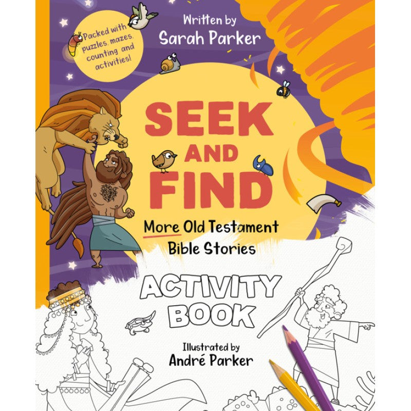 Seek and Find: More Old Testament Bible Stories Activity Book