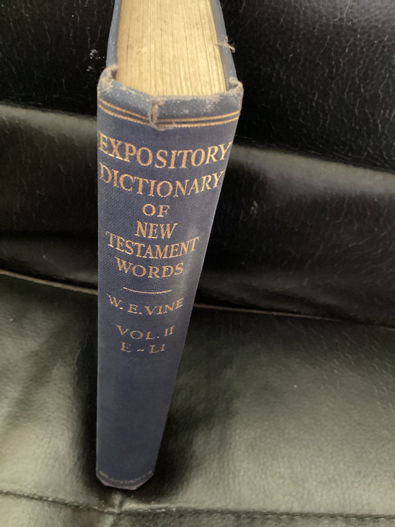 An Expository Dictionary of New Testament Words Vol. 2 (Used Copy)