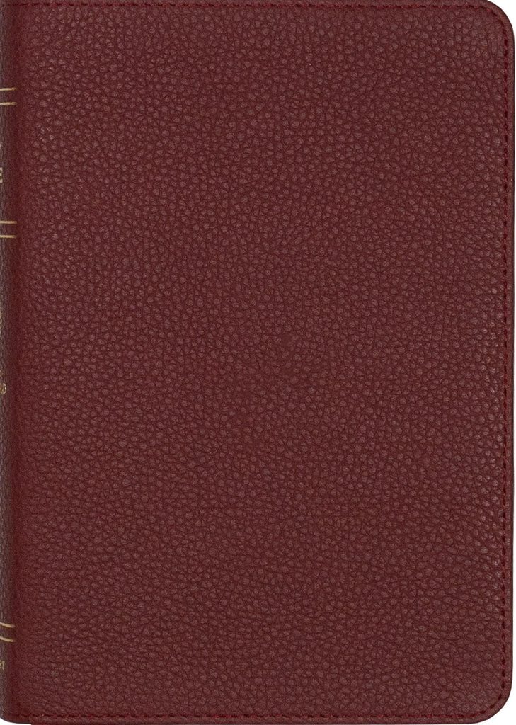 (LSB) Legacy Standard Bible, Compact Edition - Burgundy, Cowhide