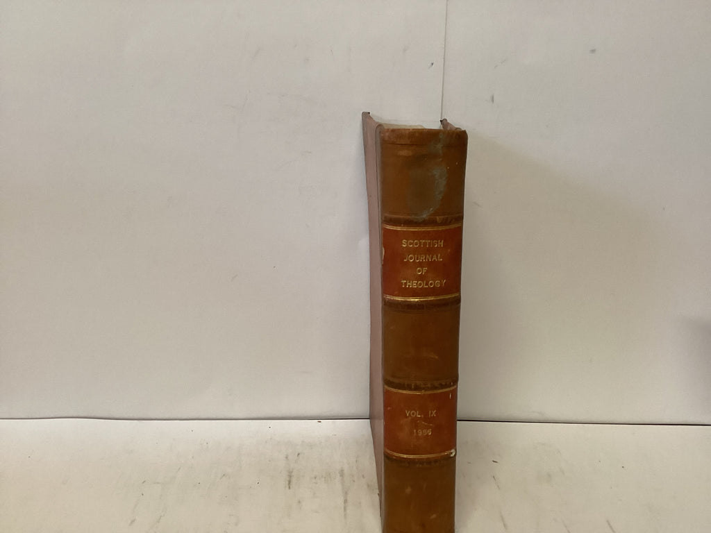 Scottish Journal of Theology Volume 9 - 1956 (The John Gowan Collection)