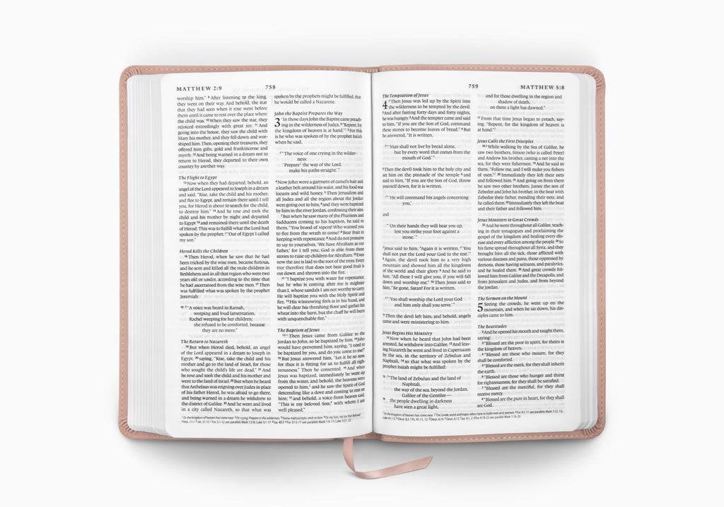 ESV Premium Church Bible (Blush Rose)