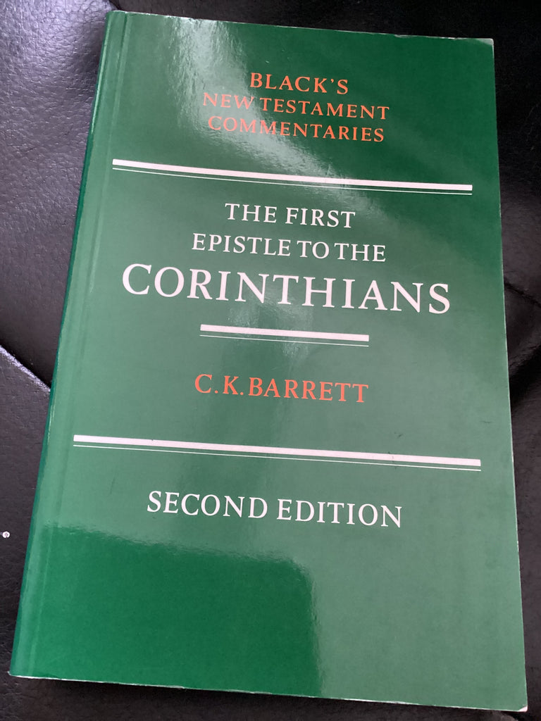 The First Epistle to the Corinthians (Used Copy)