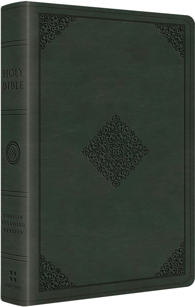 ESV Personal Size Reference Bible - TruTone, Quiet Forest, Ornament Design