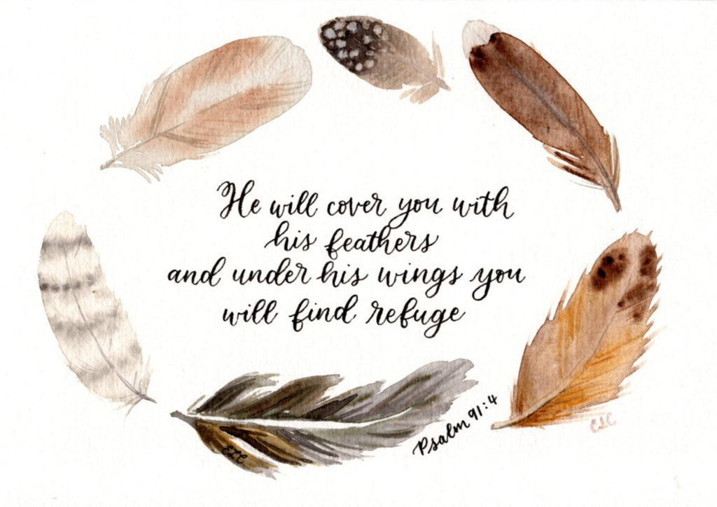 He will Cover you with His Feathers