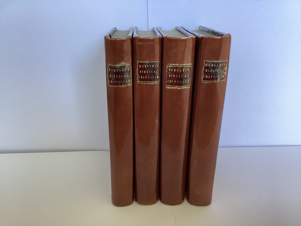 Biblical Criticism on the First Fourteen Historical Books of the Old Testament: Also on the First Nine Prophetical Books (4 Volume Set) (John Gowan Collection)