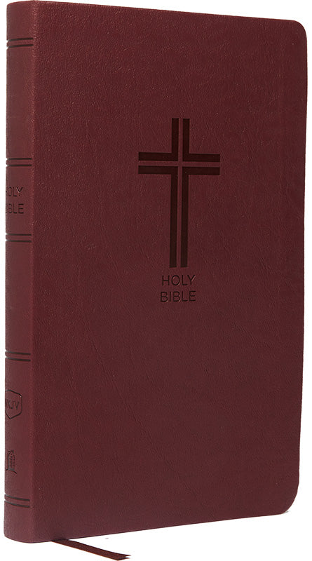 NKJV Value Thinline Bible - Burgundy, Leathersoft
