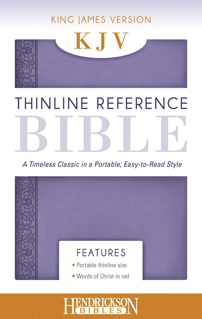 KJV Thinline Reference Bible - Flexisoft, Lilac