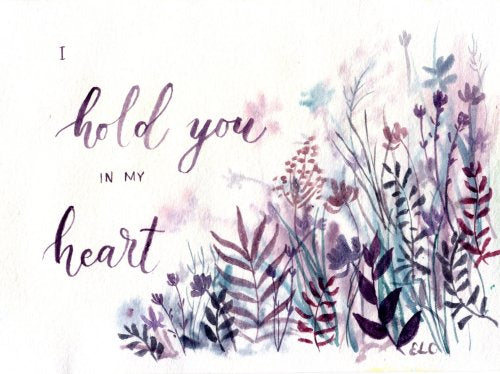 I Will hold You in My Heart
