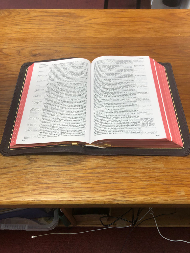 Allan NASB Reference Edition Brown Highland Goatskin (Used Copy)