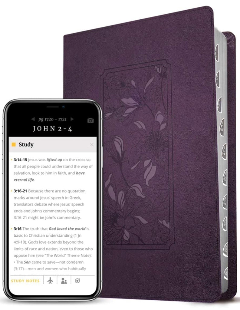 KJV Large Print Thinline Reference Bible, Filament-Enabled